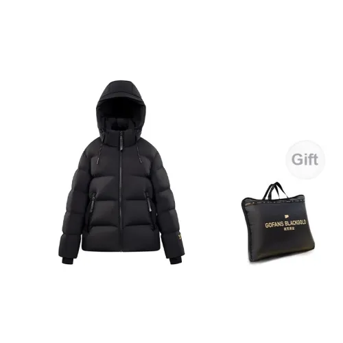 GOLDFARM Down Jackets Unisex Black