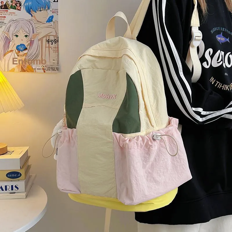 LEXI Nylon Backpack Unisex Multicolor-9