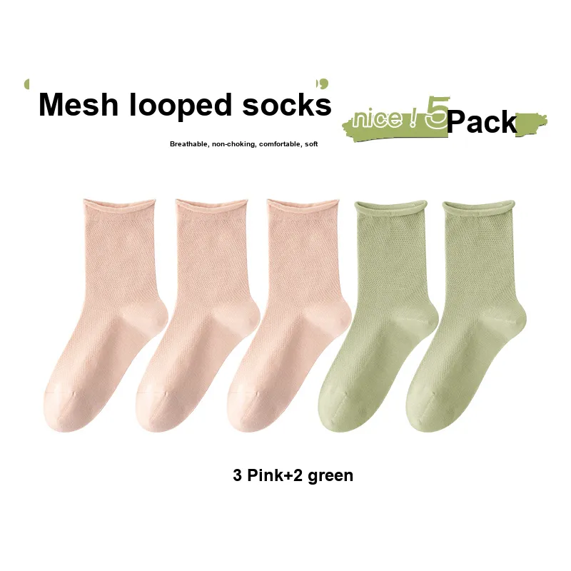 7 SEVFUN Mid Calf Socks Women's Combo Set-11