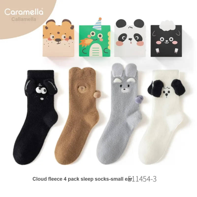 Caramella Mid Calf Socks Women's Box 4 Pack-10