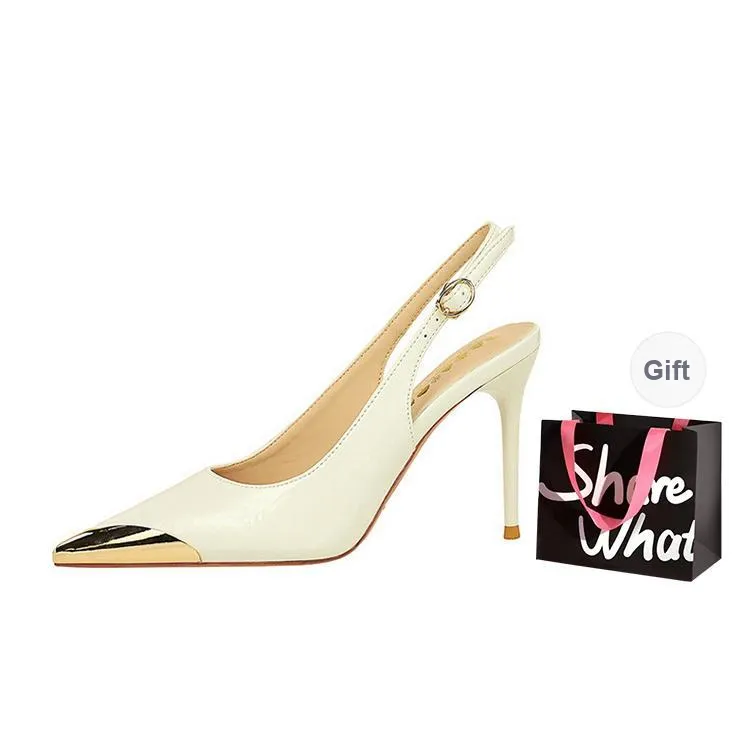 BIGTREE Slim Heel High Heels Women's-9