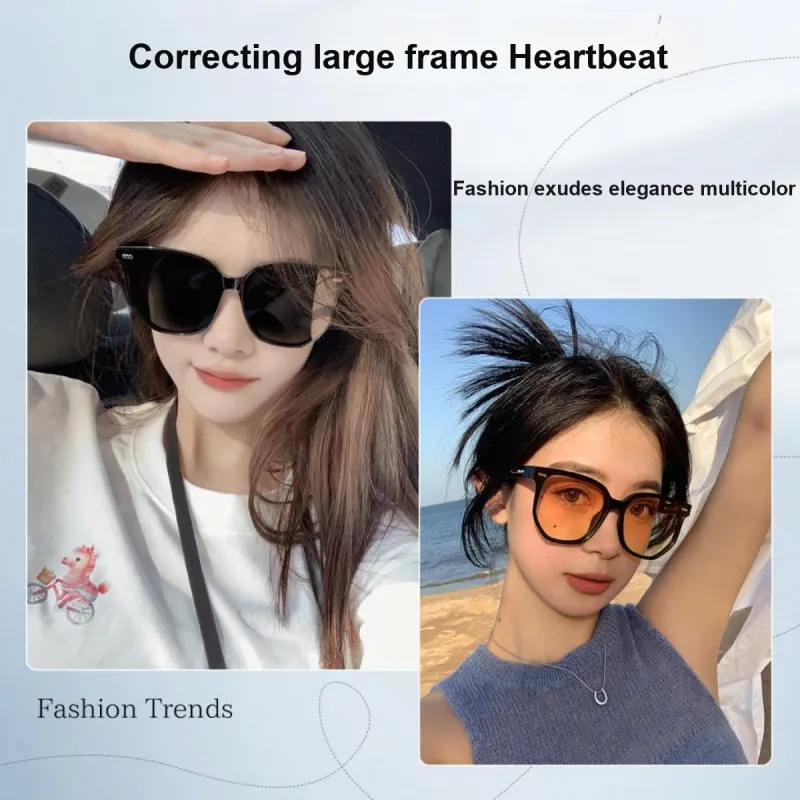 Sagawa TR/Memory Plastic Irregular Shape Sunglasses Unisex-2