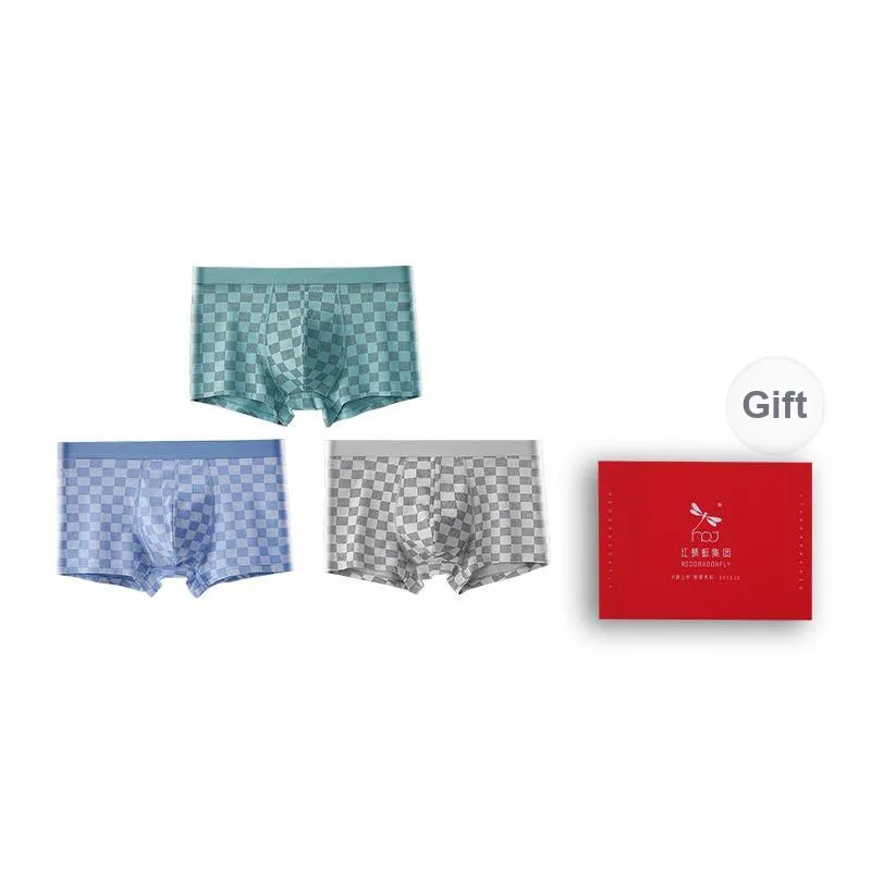 RED DRAGONFLY Underwear Gift Box Men's 3 Pack Gift Box Set-7