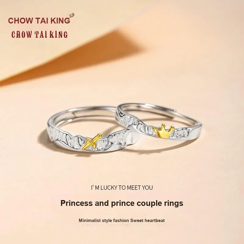 CHOW TAI KING S925 Rings Unisex-2
