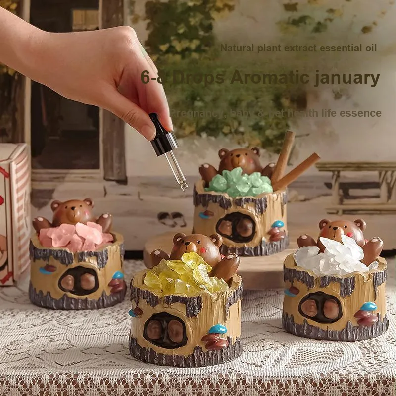TLIT Hugging Bear Cute Design Aromatherapy Gift Box Set-2