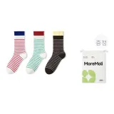 3팩 세트 (화이트 레드+화이트 그린+블랙)