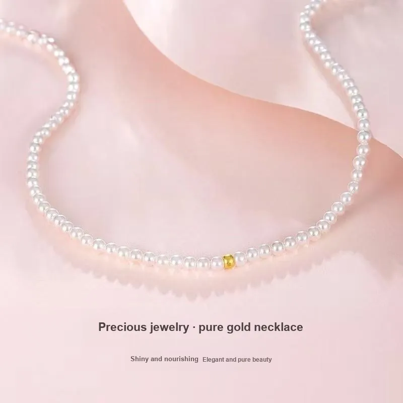 DIHUAJI 925 Sterling Silver Shell Pearl Necklaces Women's-1
