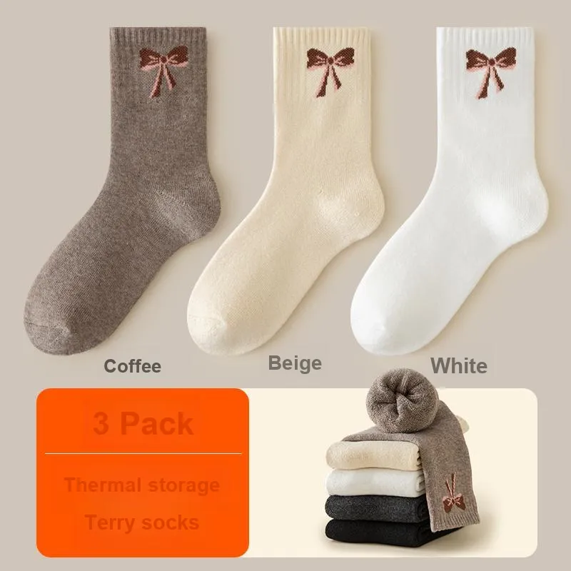 H YXIANG Mid Calf Socks Women's Combo Set-5