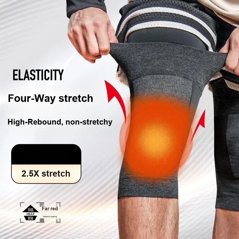 SMVP Running Mountaineering Basketball Unisex Nylon Elastane Polyester Knee Pads-3