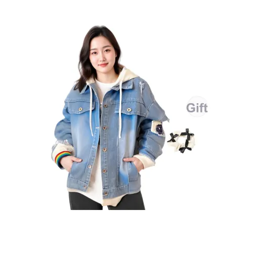 TURN UP Женские Джинсовые Куртки