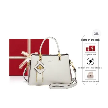 CNOLES Cow Leather Crossbody Bags Handbags Large Size Women's Milk Coffee