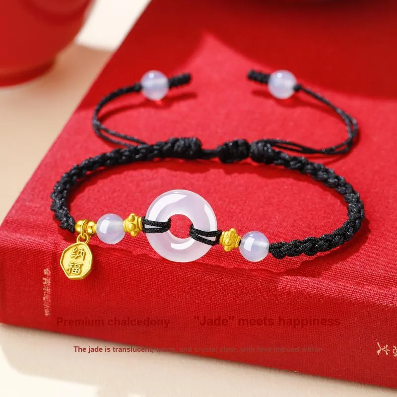 Lao Feng Xiang S925 Silver Bracelets Unisex-6