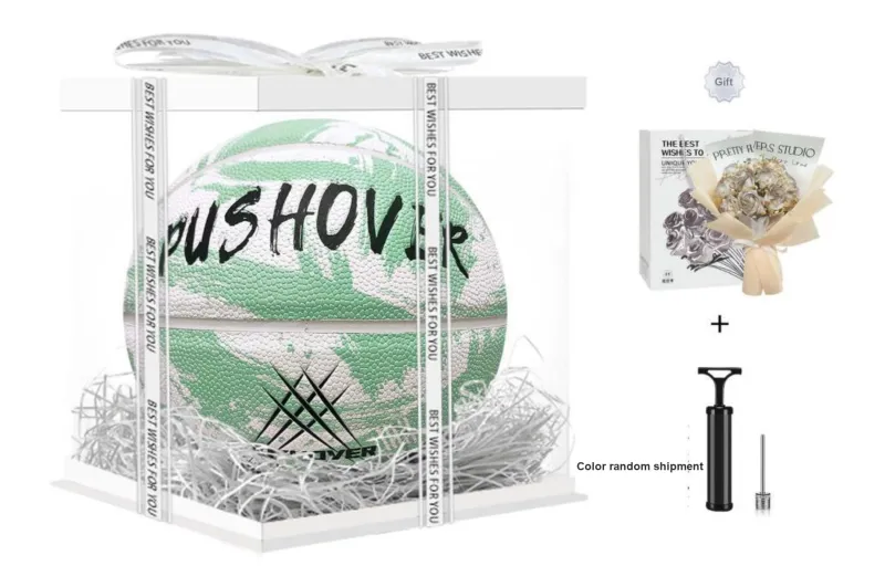 PUSHOVER PU Basketball Size 7 Training Unisex-2