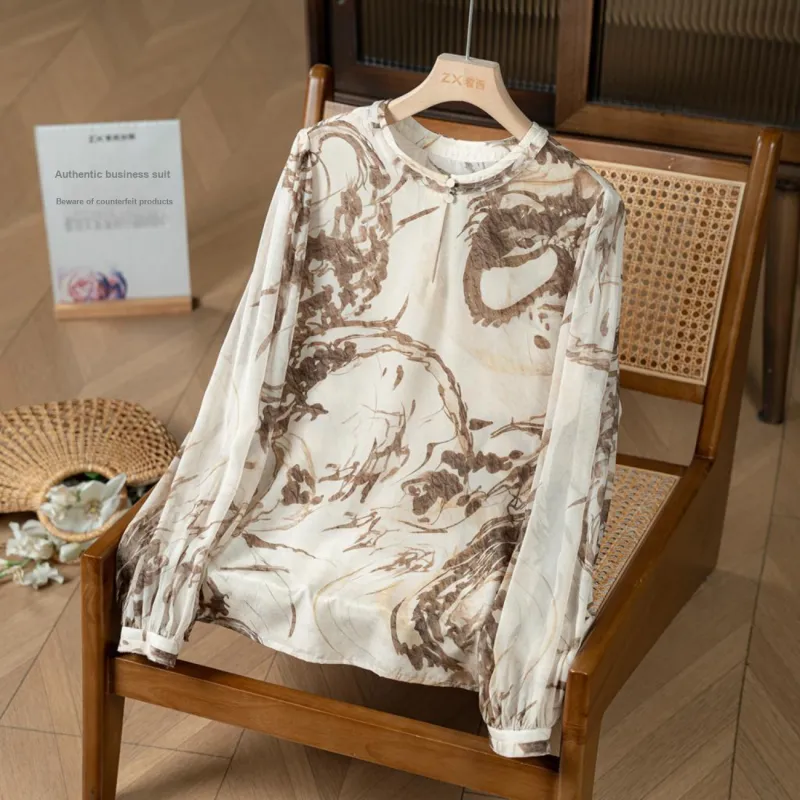 To The West Shirt Women's Coffee-2