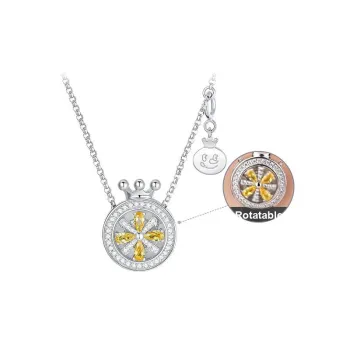 CHOW TAI SENG S925 Silver Necklaces Women's