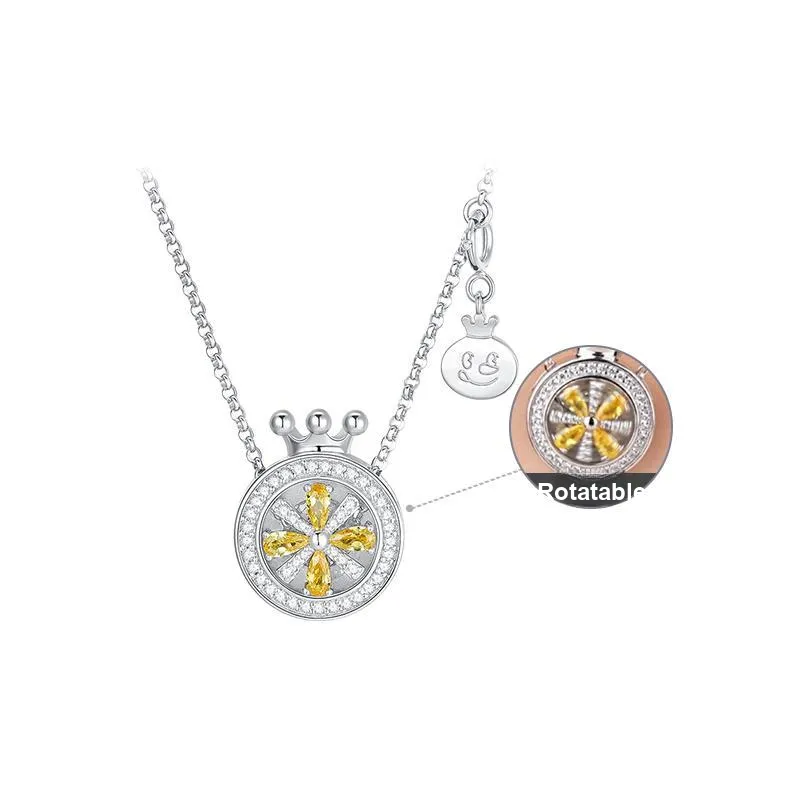 CHOW TAI SENG S925 Silver Necklaces Women's-0