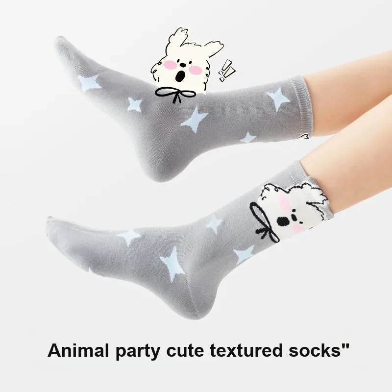 JKN Mid Calf Socks Women's 5 Pack-11