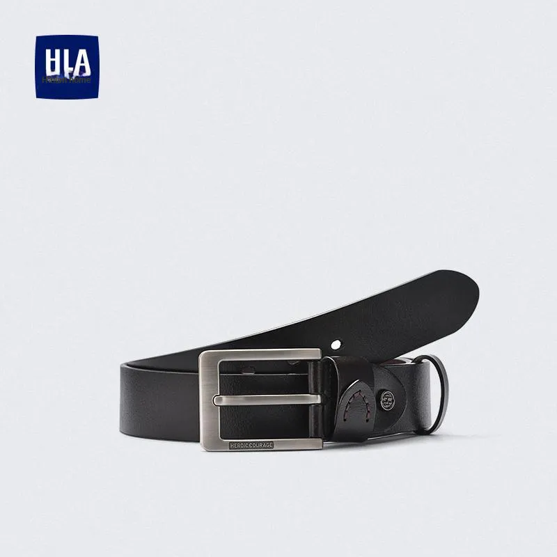 HLA Cow Leather Belt Men's 3.75cm-6