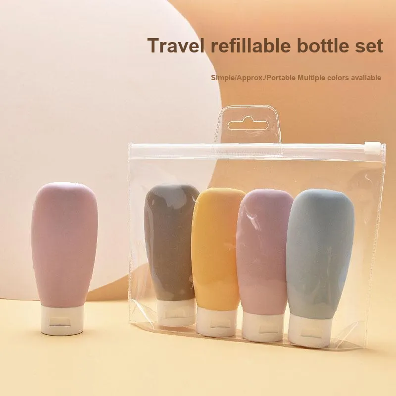 JIAOXUEFEI Travel Refillable Bottles Set Portable Cosmetics Lotion Perfume Refillable Containers Travel & Business Set-7