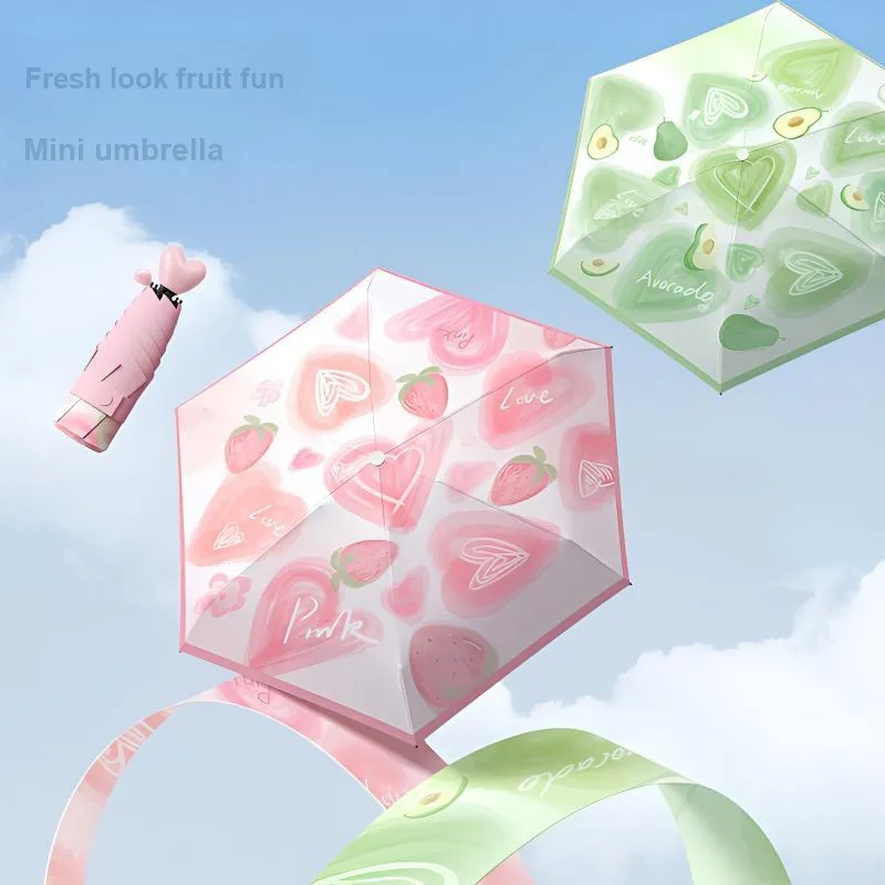 Imono Umbrellas Strawberry, Lemon, Avocado, Raspberry, Blueberry, Multicolor-5