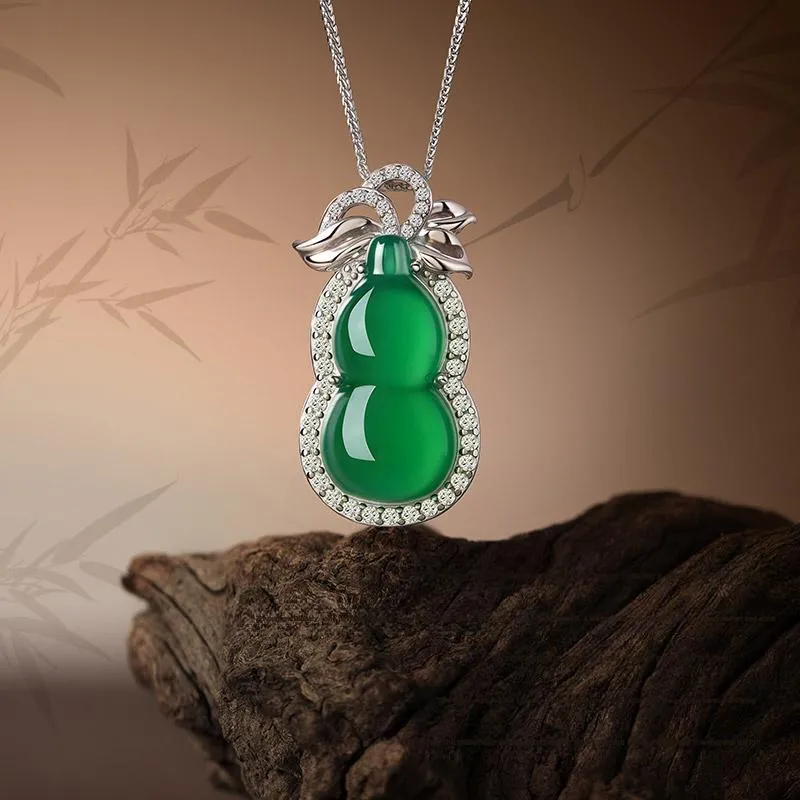 YINCHIE Chalcedony Necklaces Women's-4