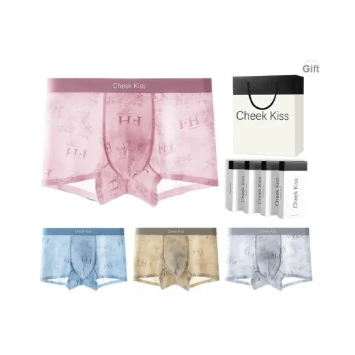 Cheekkiss Мужское нижнее белье бесшовное удобное боксеры упаковка из 4 штук