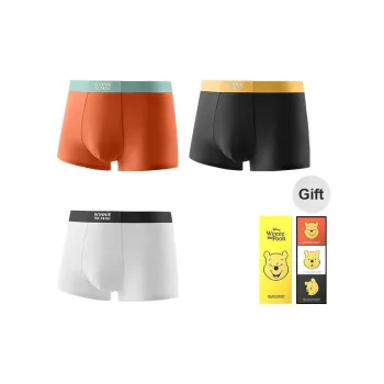 Disney Winnie The Pooh Series Underwear Gift Boxes Men's 3 Pack