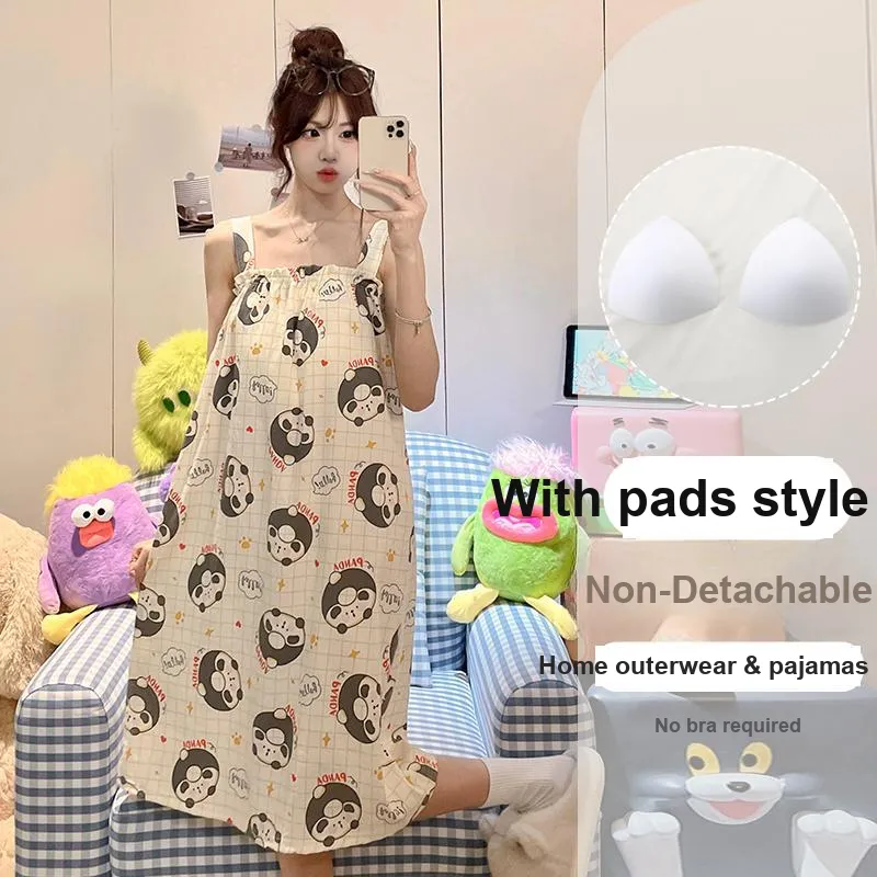 OUSHIBO Nightgown Women's Image Color-3