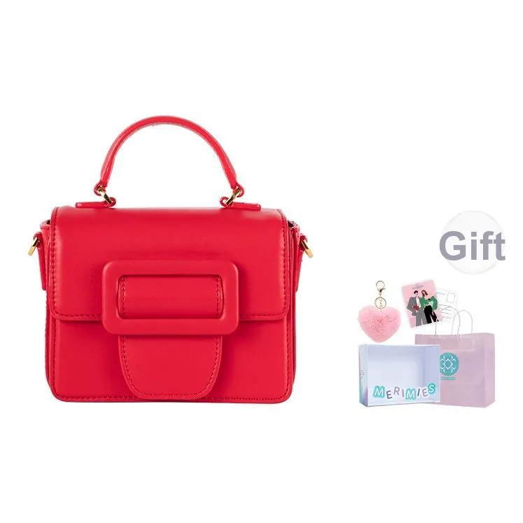 MERIMIES Vegan Eco Friendly Кожа Ice Cream Маленькая Квадратная Сумка Сумка через плечо Сумка Маленькая Унисекс Многоцветная