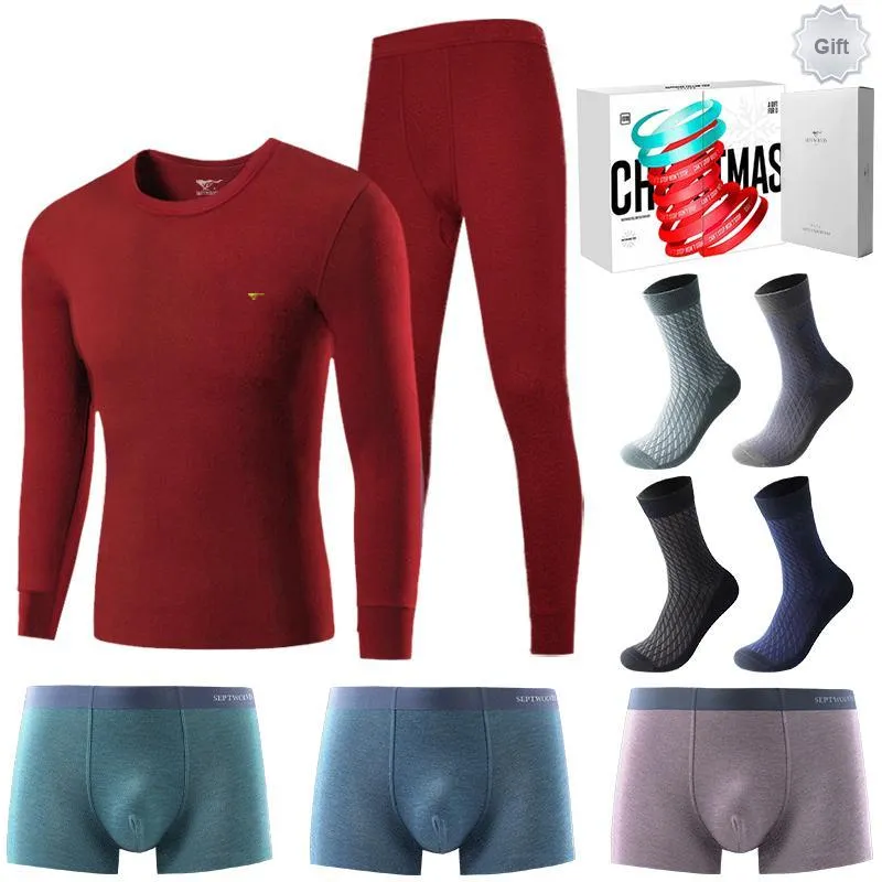 SEPTWOLVES Fall And Winter Thermal Set Men's-85