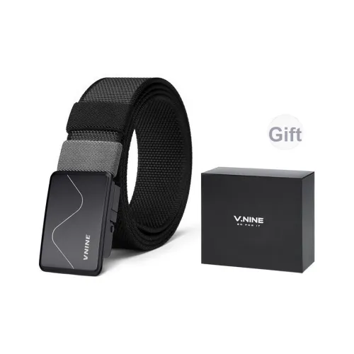 V.NINE Ткань Мужской Ремень Унисекс Многоцветный Ширина 3,7 см