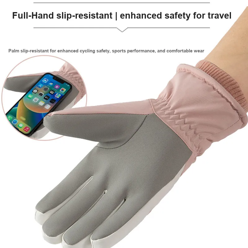TANLU Ski Gloves Outdoor Gloves Unisex-6