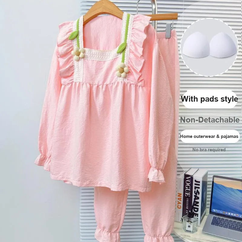 Sleeping Beauty Pajama Set Women's Pink-2