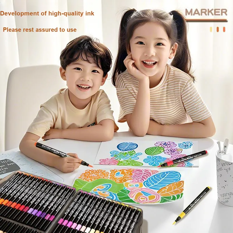 Truecolor True Color Soft Tip Acrylic Watercolor Pen Marker Pen/Highlighter Pen-1