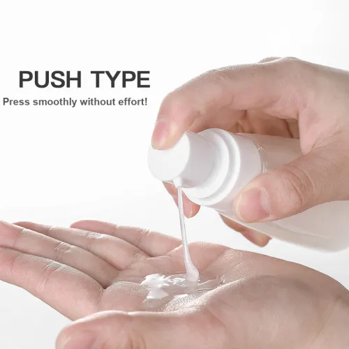 JIAOXUEFEI 60ML Travel Portable Empty Bottle Lotion Foundation And Toner Sample Compress