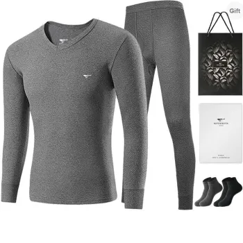 SEPTWOLVES Thermal Set Men's Gift Box Set+Shopping Bag