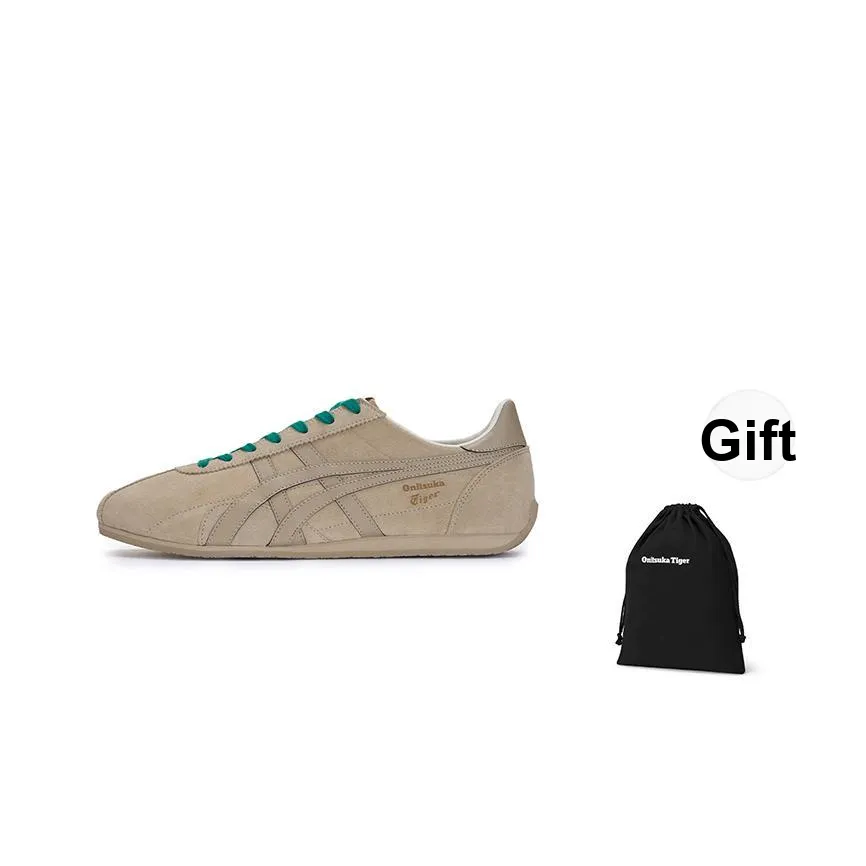 Onitsuka Tiger Runspark Slip-resistant Abrasion-resistant Low Top Casual Unisex Sand