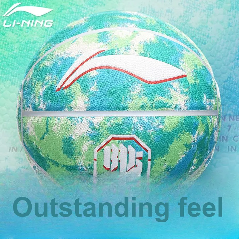 LiNing PU Basketball Turquoise Size 7 Training Unisex-6