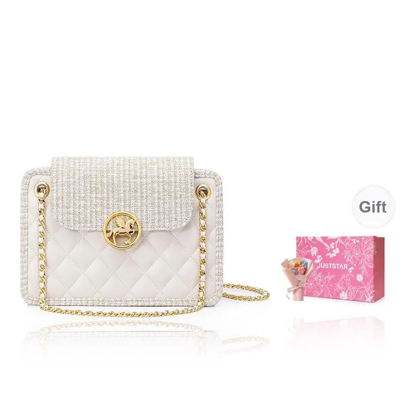 JUST STAR Synthetic Leather Shoulder Bag Crossbody Bag Shoulder Bag Women's Multicolor-0
