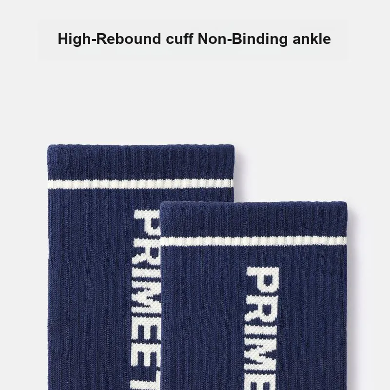Primeet Mid Calf Socks Unisex 5 Pack-9