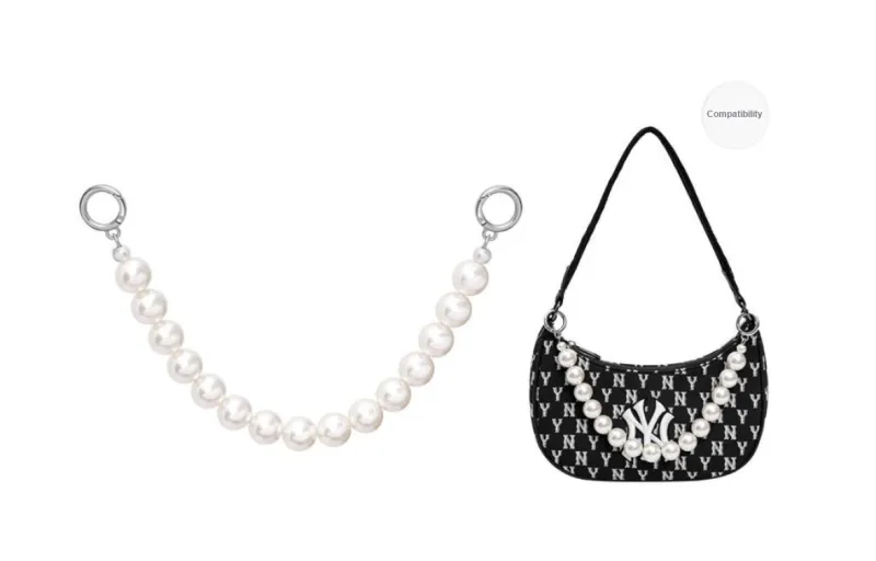GUYI Metal/Flannelette Bag Accessories Women's Silver/Black-7