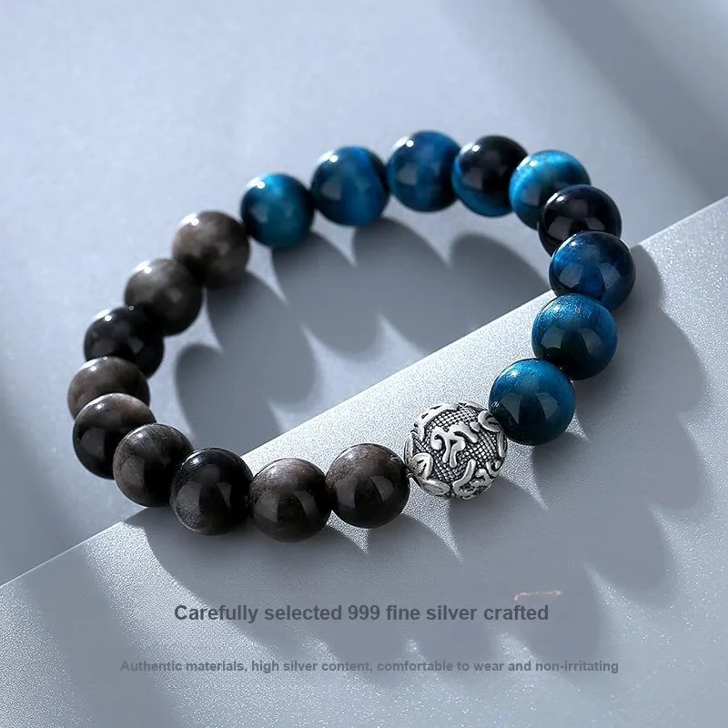 Regalrose Obsidian Bracelets Women's-5