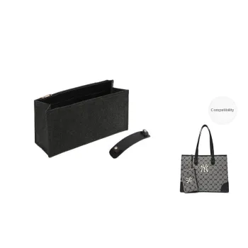 Luxury Care Artisan Workshop Felt Tote Bag Shopping Bag Strap Women's Black