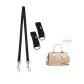 Black Abrasion-Resistant Buckle+1.1cm Wide Strap 65cm
