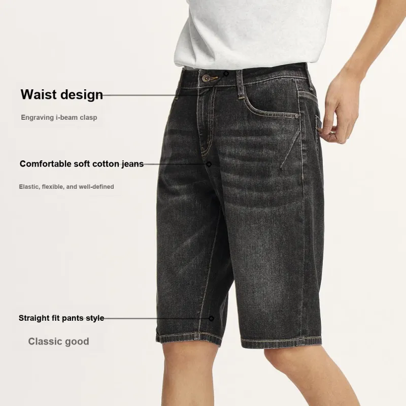 SEM/R Denim Shorts Men-14