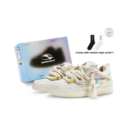 SENGUOGUO Скейтборд Кроссовки Летние Унисекс Бежевые