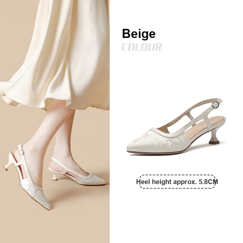 DUSTO Slim Heel High Heels 5.8cm Women's-4