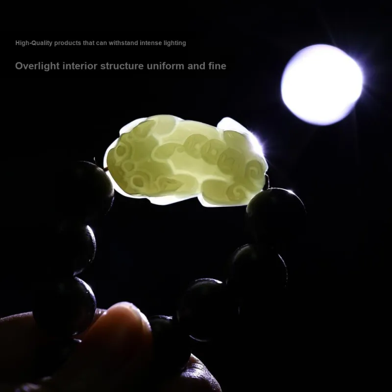 LAOMIAO Hetian Jade Bracelets Green Jade Women's-17