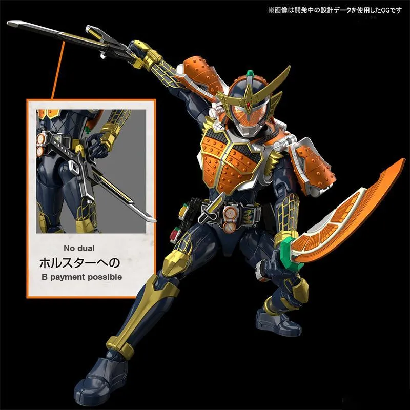 BANDAI Figure Rise Standard Kamen Rider Gaim, Kamen Rider Gaim, Orange Armor Action Figures-1