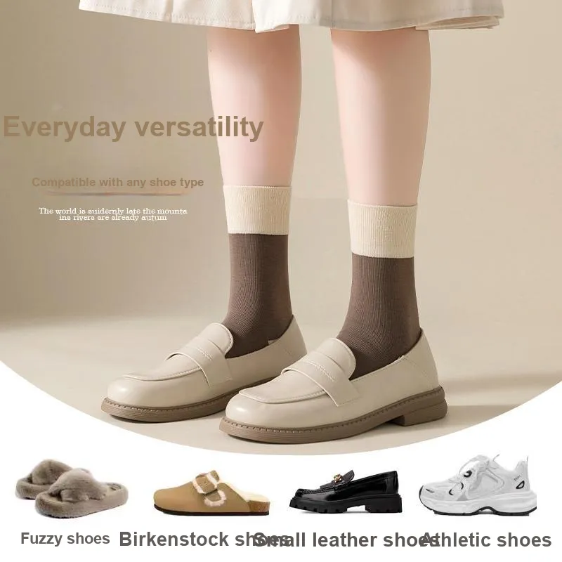 Cotton Gene Mid Calf Socks Women's 5 Pack-11